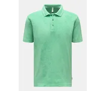 Frottee-Poloshirt 'Terry Polo' hellgrün