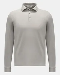 Filippo de Laurentiis Longsleeve-Poloshirt grau Grau