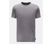Rundhals-T-Shirt 'Linen Tee' grau