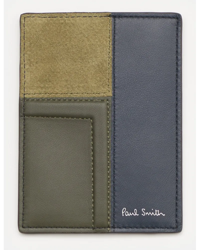 Paul Smith Kartenetui oliv/navy/dunkelbraun Oliv