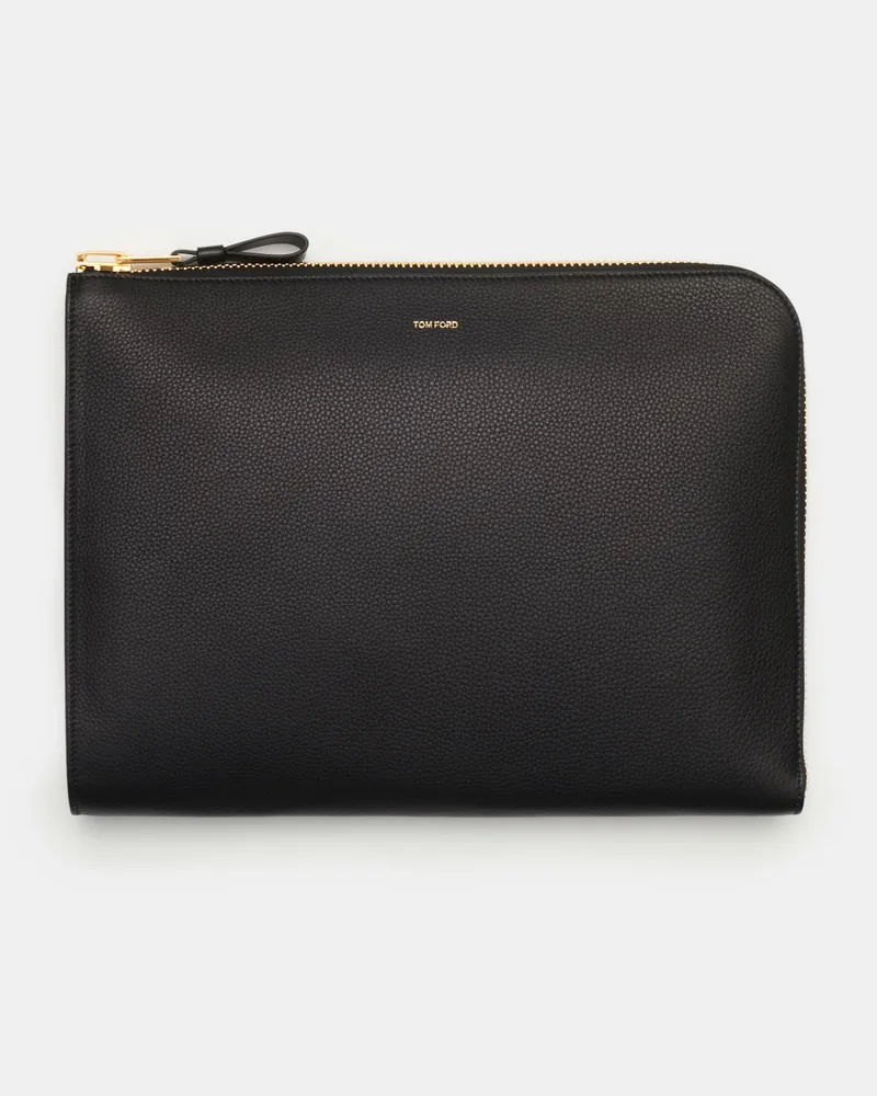 Tom Ford Herren - Dokumentenmappe schwarz Schwarz