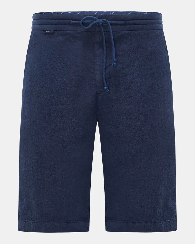04651/ Herren - Leinen-Bermudas 'Linen Bermuda' navy Navy