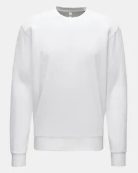 04651/ Frottee Rundhals-Sweatshirt weiß Weiß