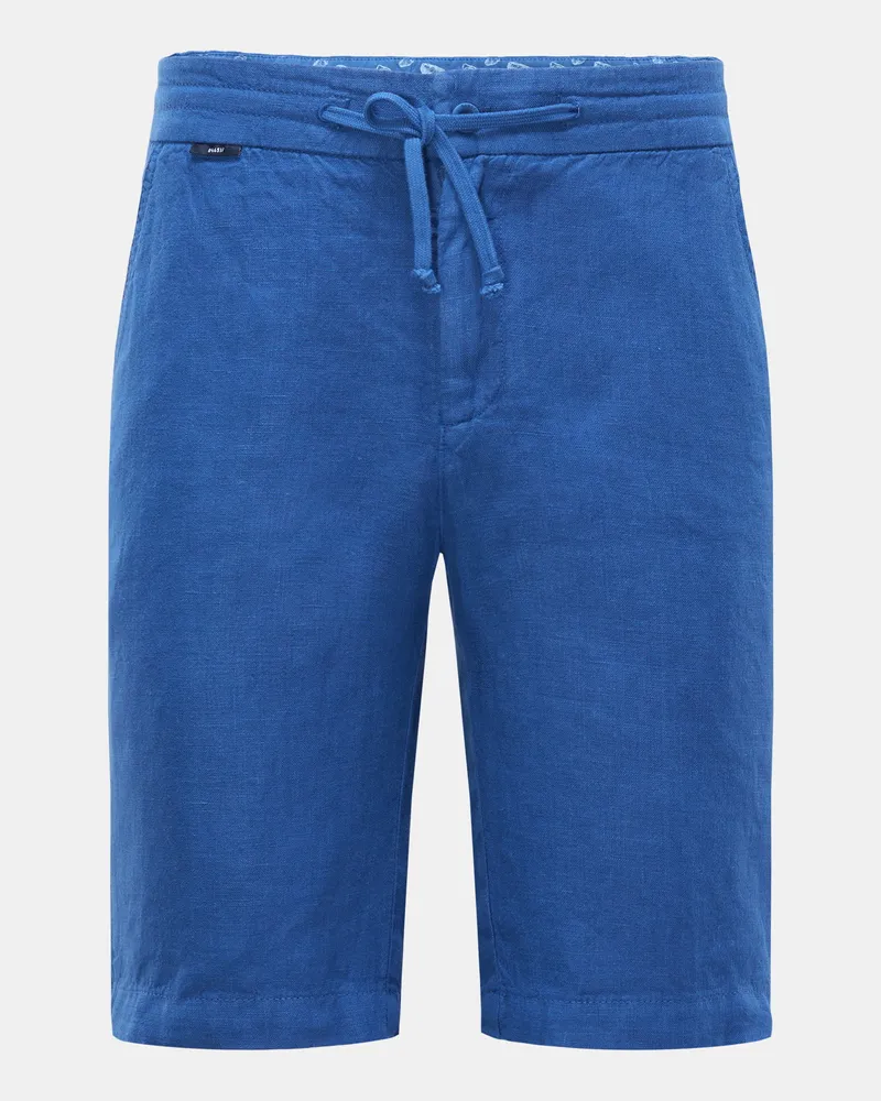 04651/ Herren - Leinen-Bermudas 'Linen Bermuda' blau Blau