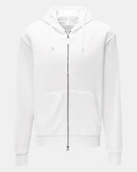 04651/ Frottee-Sweatjacke 'Terry Zip' weiß Weiß