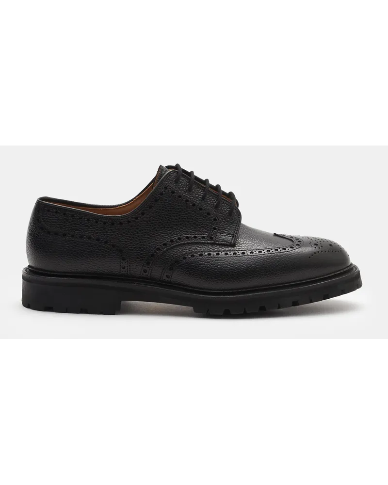 Crockett & Jones Fullbrogue 'Pembroke' schwarz Schwarz