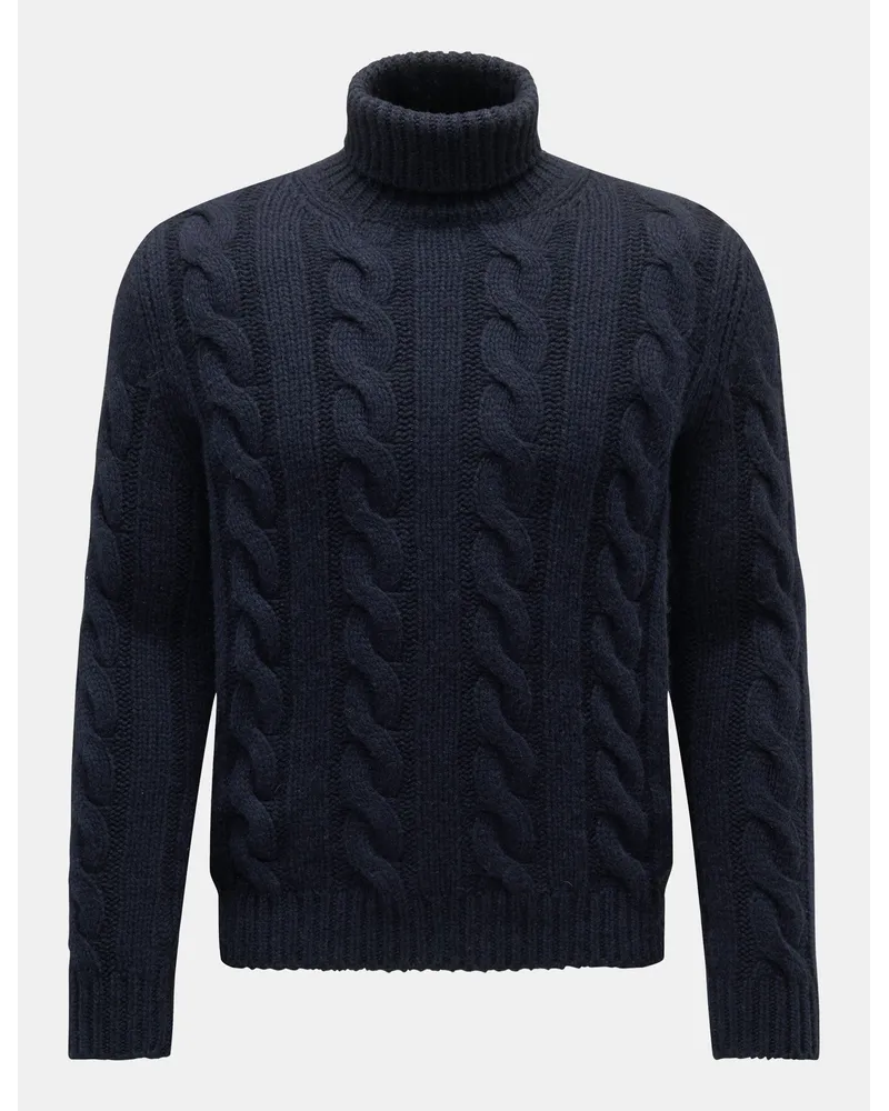 von BRAUN Cashmere Rollkragenpullover navy Navy