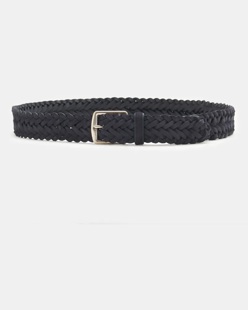 Officine Creative Italia Herren - Flechtgürtel navy Navy