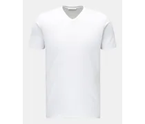 V-Neck T-Shirt 'Hape' weiß