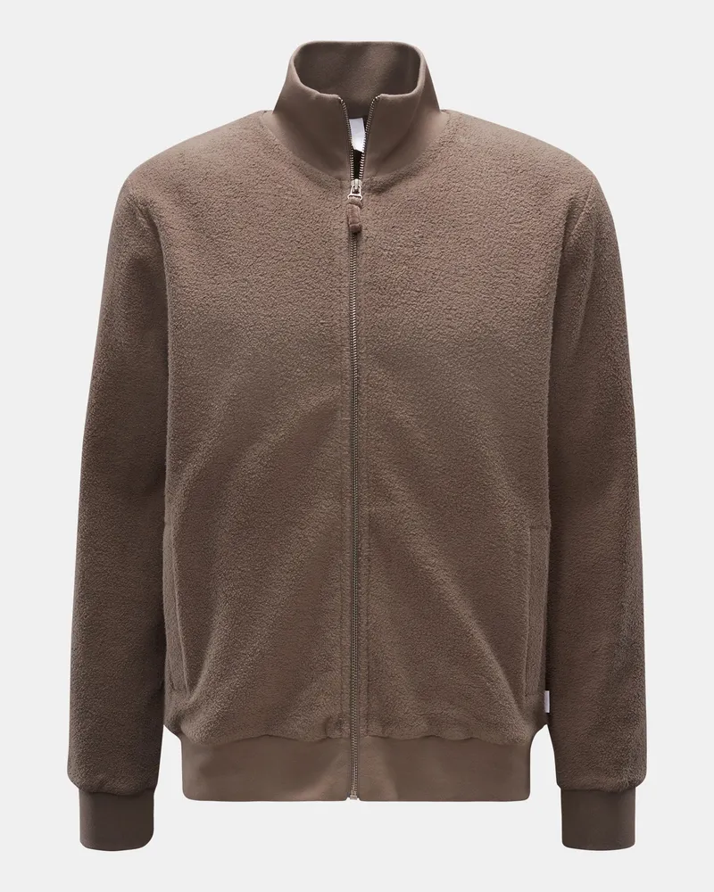 04651/ Herren - Frottee-Sweatjacke 'PF Bomber' taupe Taupe
