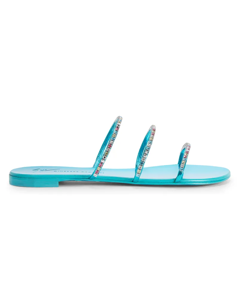 Giuseppe Zanotti DARK COLORFUL Flache Schuhe Blau