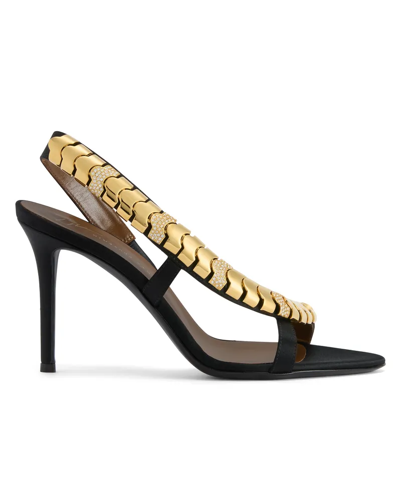 Giuseppe Zanotti GZ DAFNE 90 Sandalen Schwarz