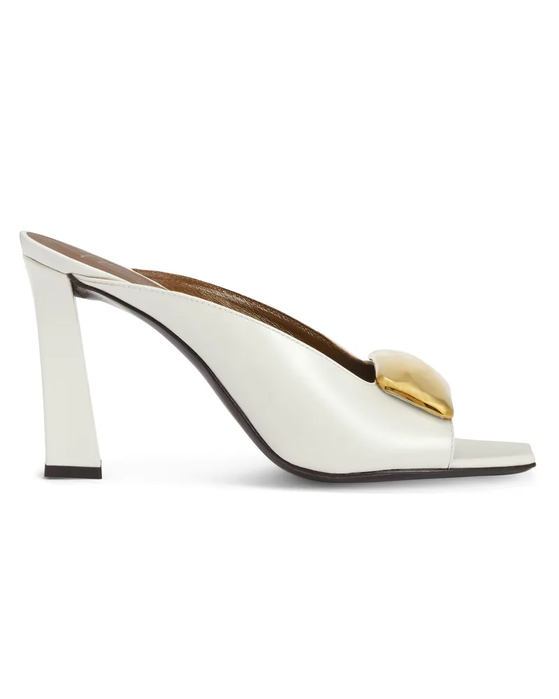 Giuseppe Zanotti GZ MYA STONE 90 Sandalen Weiss