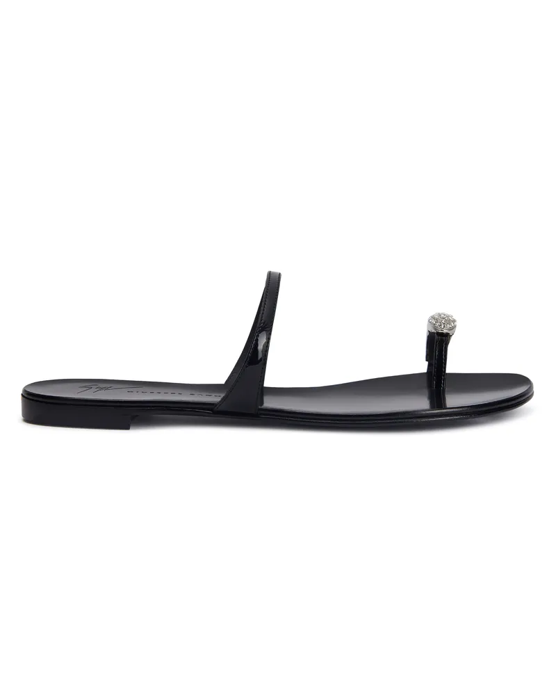 Giuseppe Zanotti RING Flache Schuhe Schwarz