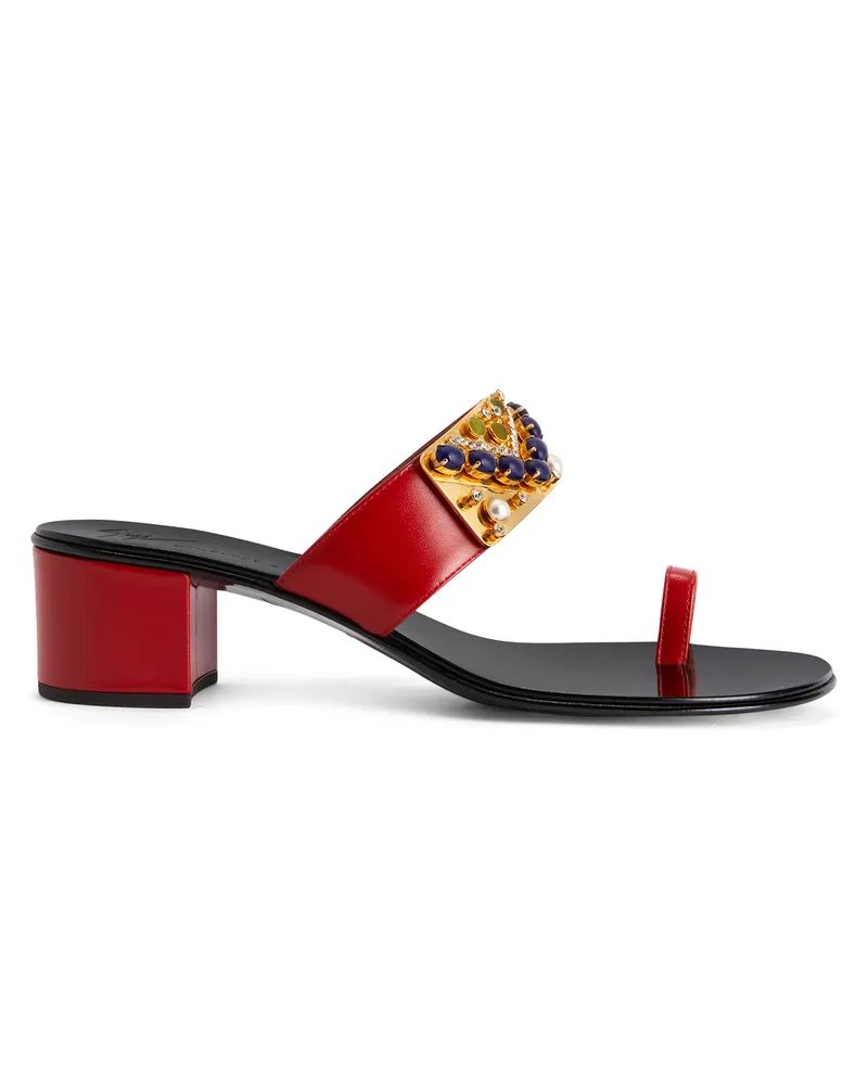 Giuseppe Zanotti NEFERTITI 40 Sandalen Rot