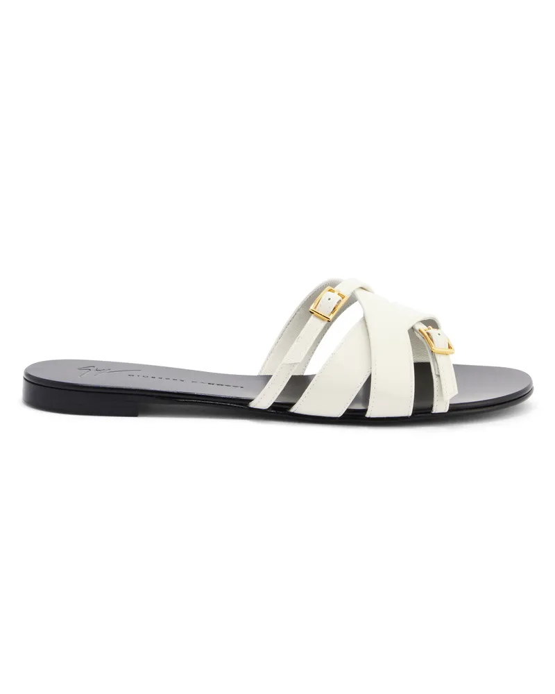 Giuseppe Zanotti ALHIMA Flache Schuhe Weiss