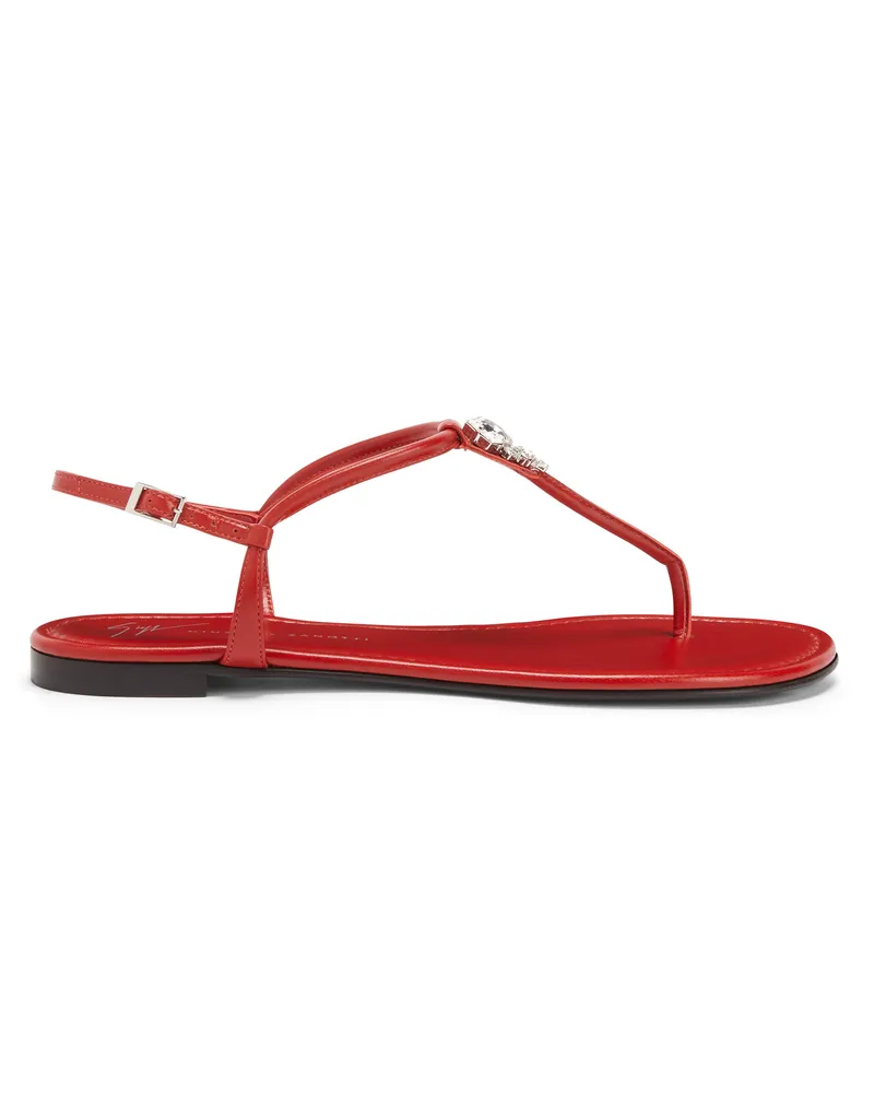 Giuseppe Zanotti ANYELLE Flache Schuhe Rot