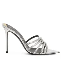 Giuseppe Zanotti INTRIIGO BAGUETTE Sandalen Silberfarben