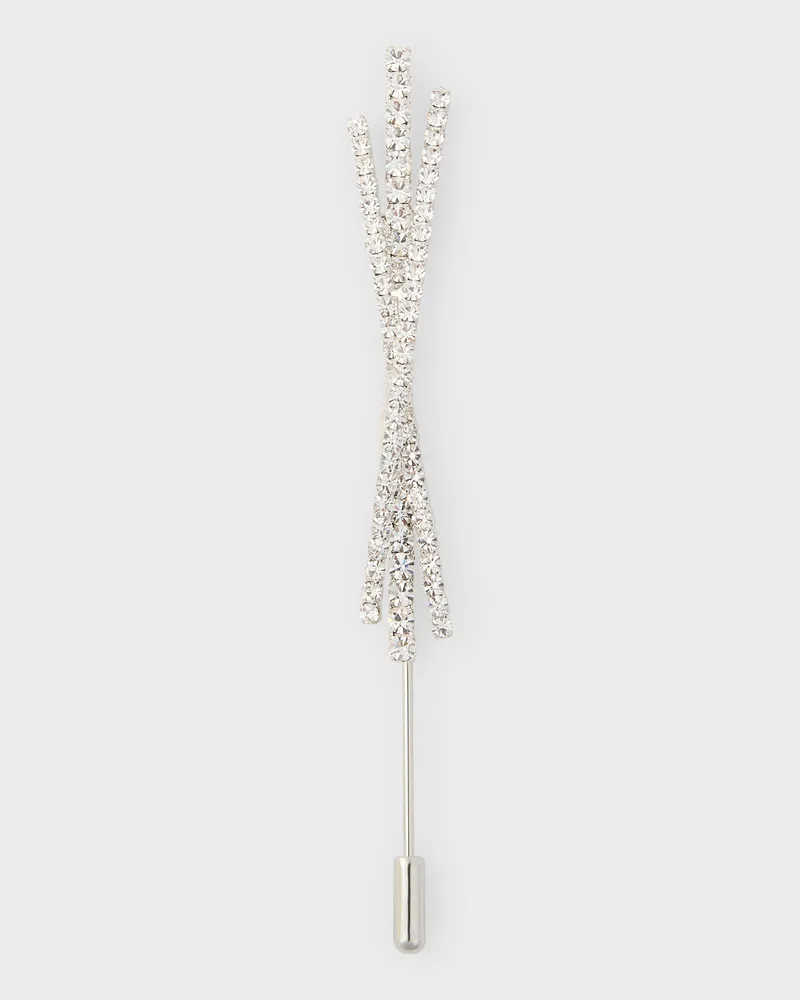 Giuseppe Zanotti TRINITY PIN Pin Silberfarben