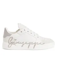 Giuseppe Zanotti GZ94 Low-top Sneakers Silberfarben