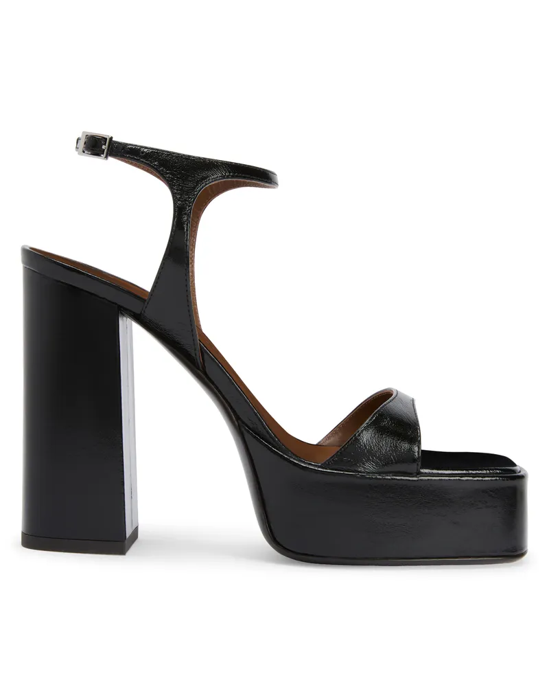 Giuseppe Zanotti PAT PLATFORM 115  Sandalen Schwarz