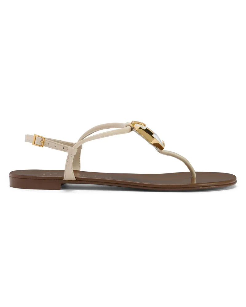 Giuseppe Zanotti PATRICE CRYSTAL Sandalen Off_white