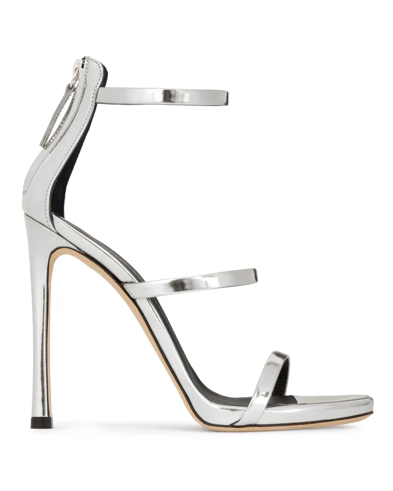 Giuseppe Zanotti HARMONY Sandalen Silberfarben