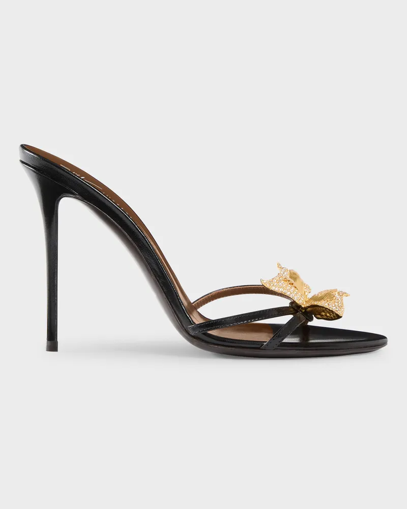 Giuseppe Zanotti MARIPOSA MULE 105 Sandalen Schwarz