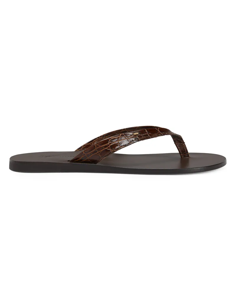 Giuseppe Zanotti PHILEMON Flache Schuhe Braun