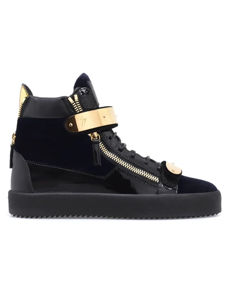 Giuseppe Zanotti COBY Mid Top Sneakers Blau