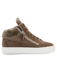 Giuseppe Zanotti KRISS WINTER Mid Top Sneakers Grau