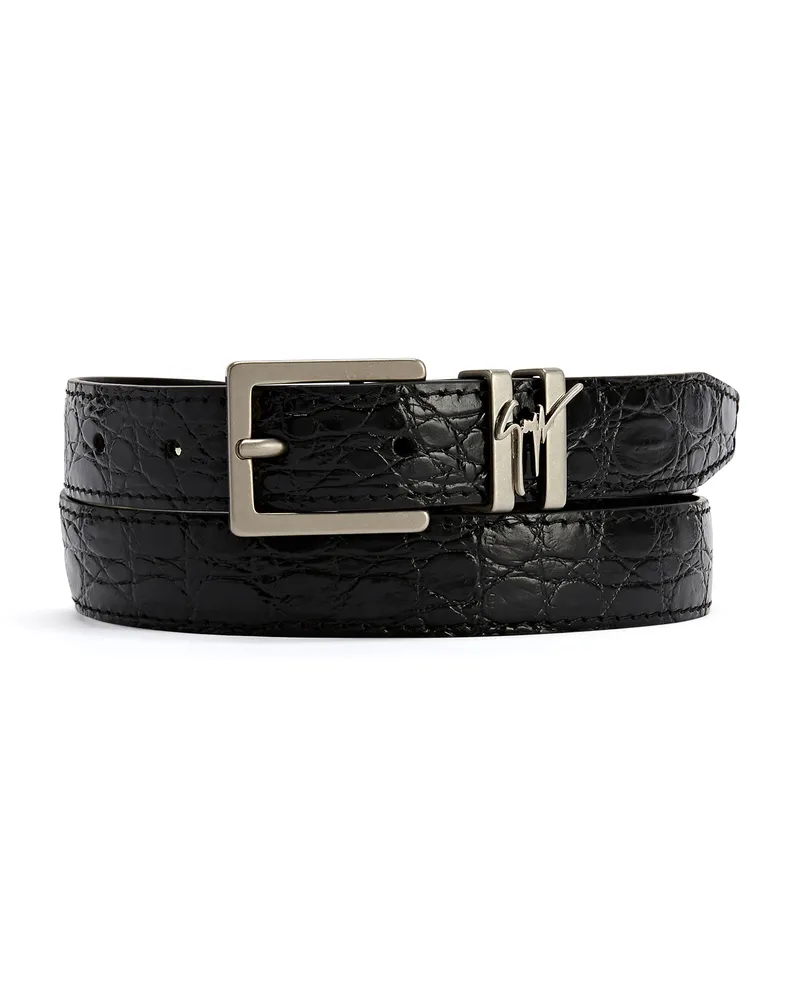 Giuseppe Zanotti TEODORE Gürtel Schwarz