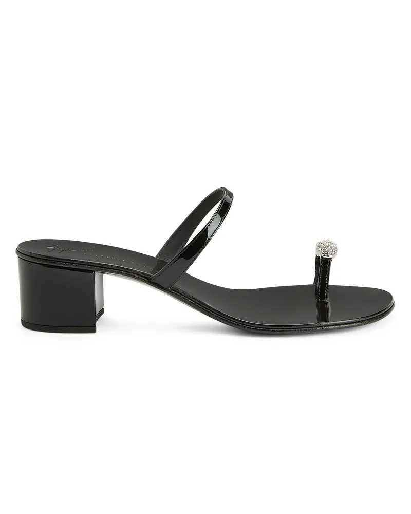 Giuseppe Zanotti RING 40 Flache Schuhe Schwarz