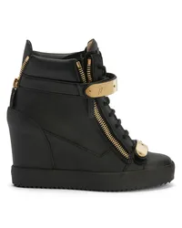 Giuseppe Zanotti COBY WEDGE Mid Top Sneakers Schwarz