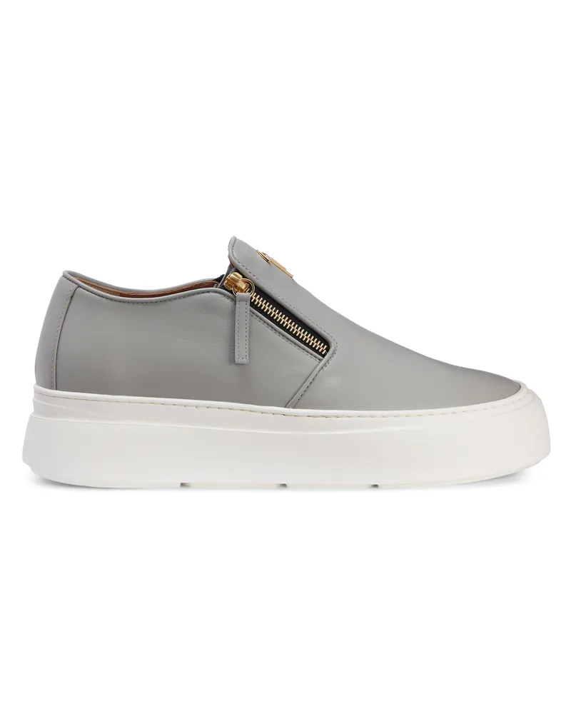 Giuseppe Zanotti GZ MIKE ZIP Loafer Grau