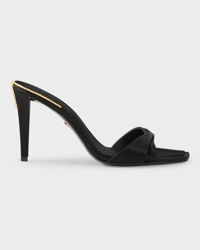Giuseppe Zanotti SALAMANDER MULE 90 Sandalen Schwarz