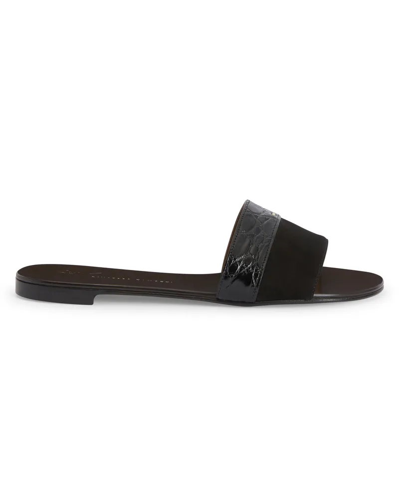 Giuseppe Zanotti ROOSE Flache Schuhe Schwarz