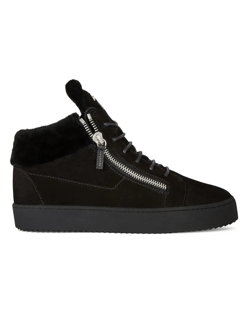 Giuseppe Zanotti KRISS WINTER Mid Top Sneakers Schwarz