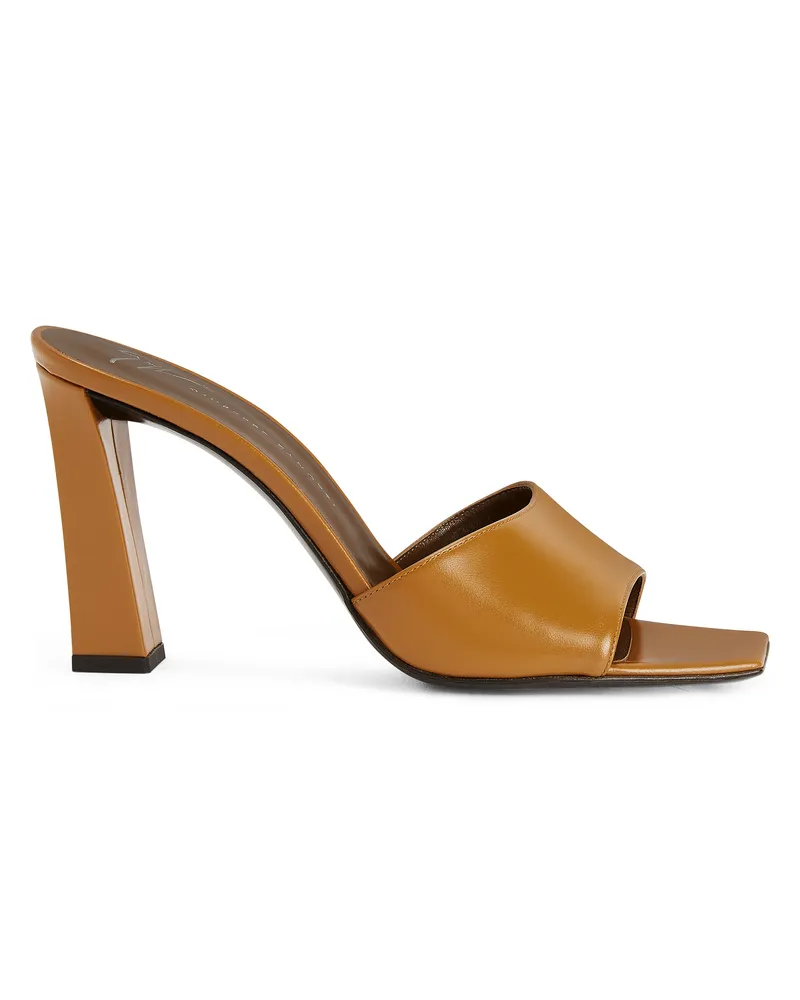 Giuseppe Zanotti TALIA MULE 90 Sandalen Orangefarben