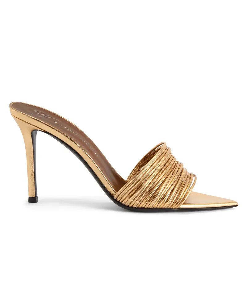 Giuseppe Zanotti INTRIIGO CLIO 90 Sandalen Goldfarben