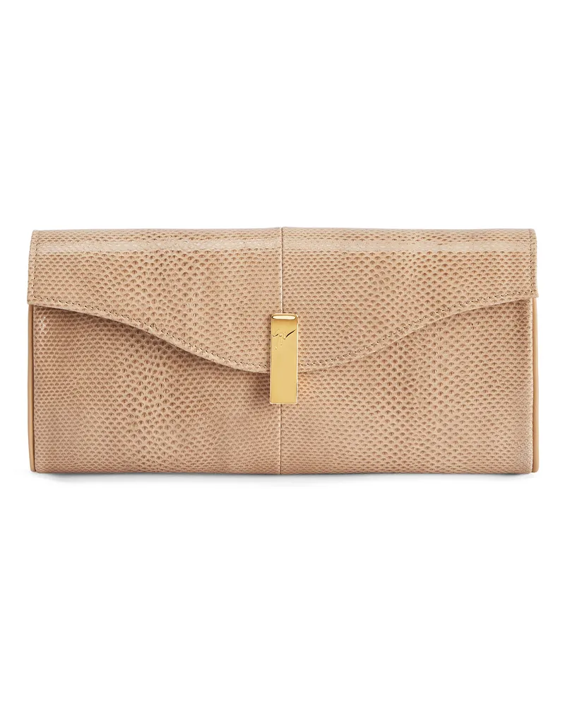 Giuseppe Zanotti FLUTIE Brieftasche Beige