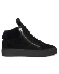 Giuseppe Zanotti KRISS WINTER Mid Top Sneakers Schwarz