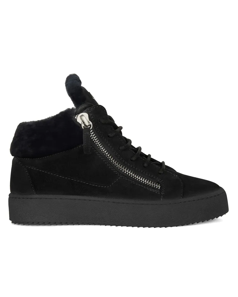 Giuseppe Zanotti KRISS WINTER Mid Top Sneakers Schwarz