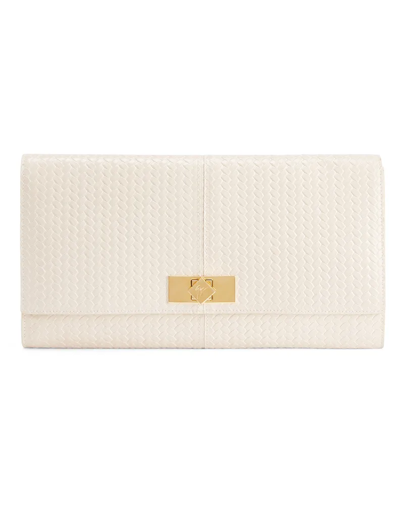 Giuseppe Zanotti MONTSERRAT BAG Brieftasche Weiss