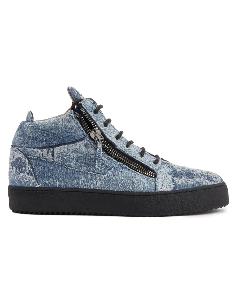 Giuseppe Zanotti KRISS Mid Top Sneakers Blau