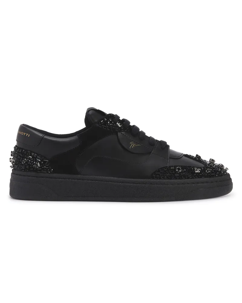 Giuseppe Zanotti GZ94 EMBROIDERY Low-top sneakers Schwarz
