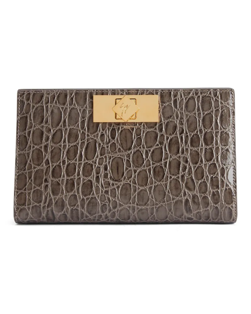 Giuseppe Zanotti ANNHITA Brieftasche Grau