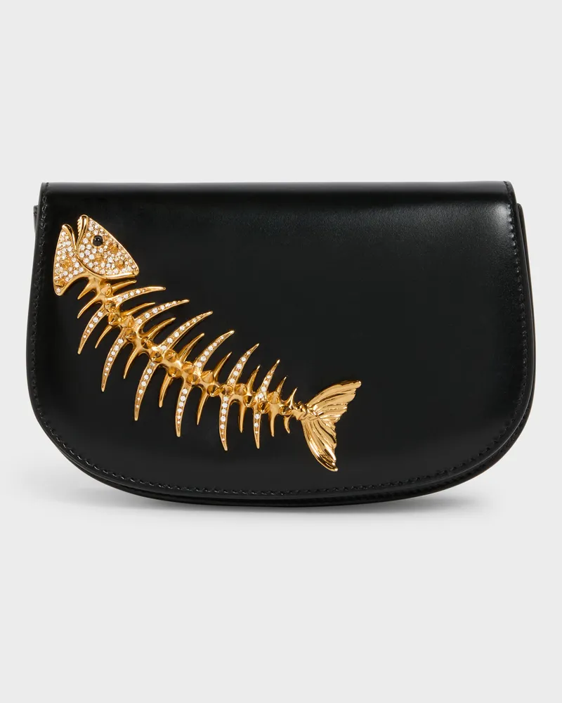 Giuseppe Zanotti SLIM BAG Brieftasche Schwarz