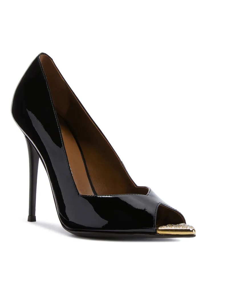 Escarpin Lacets Giuseppe Zanotti En Daim Noir - Talon 85 Mm - Pointure 35 EU (5 US) - Neuf Avec Emballage