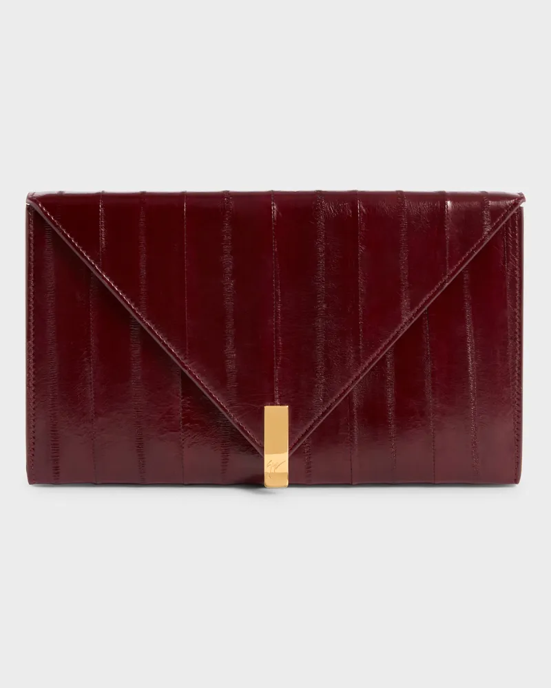 Giuseppe Zanotti TUXEDO BAG Brieftasche Bordeaux